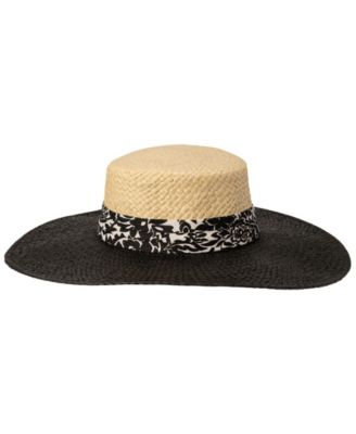 Rustic Printed Band Sun Hat