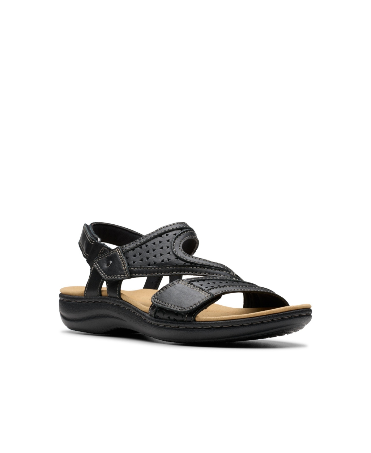 CLARKS WOMEN'S LAURIEANN FAYE SLIP ON FLAT SANDALS 