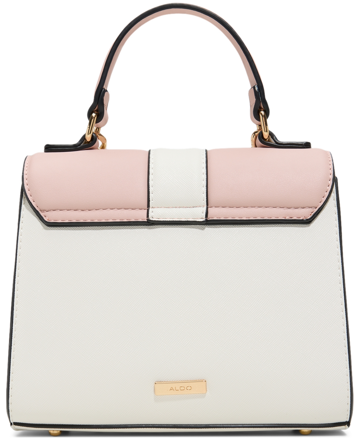 Aldo Bernius Top Handle Mini Handbag In White,light Pink