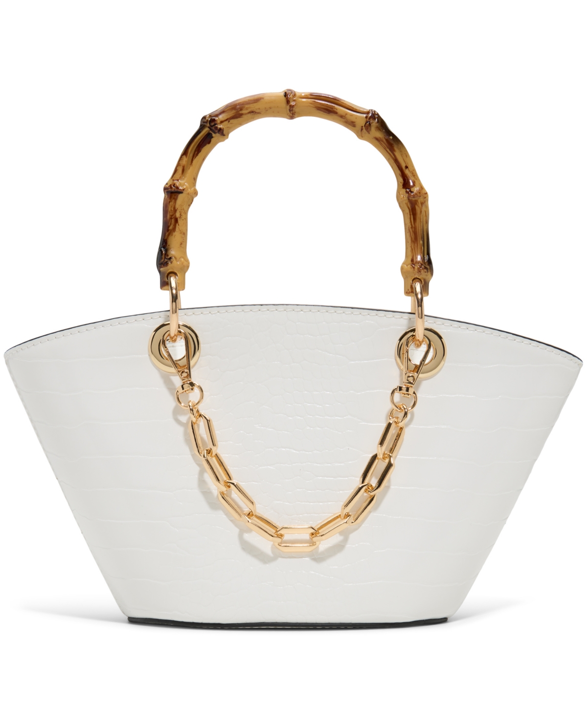 Sicia Mini Satchel Bag - White