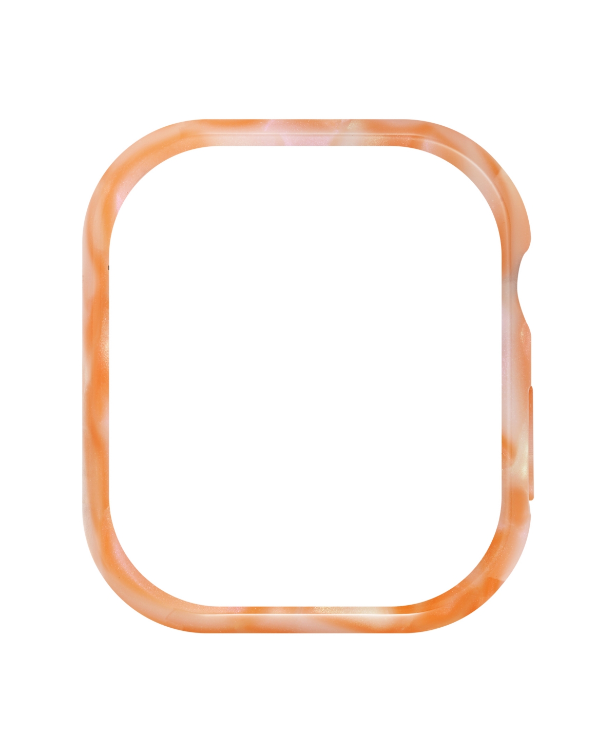 Anne Klein Women's Pink Acetate Protective Case Designed For 41mm Apple Watch In Peach