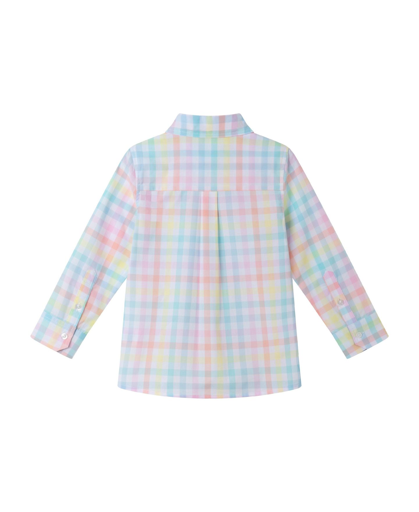 Рубашка Andy & Evan /Child Bright Pastel Multi Check Buttondown Shirt для мальчиков, цвет: Разноцветный — фото 2