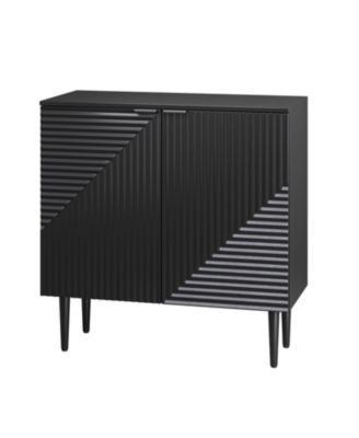 Burkart 35"Tall And 2Doors Modern Accent Cabinet