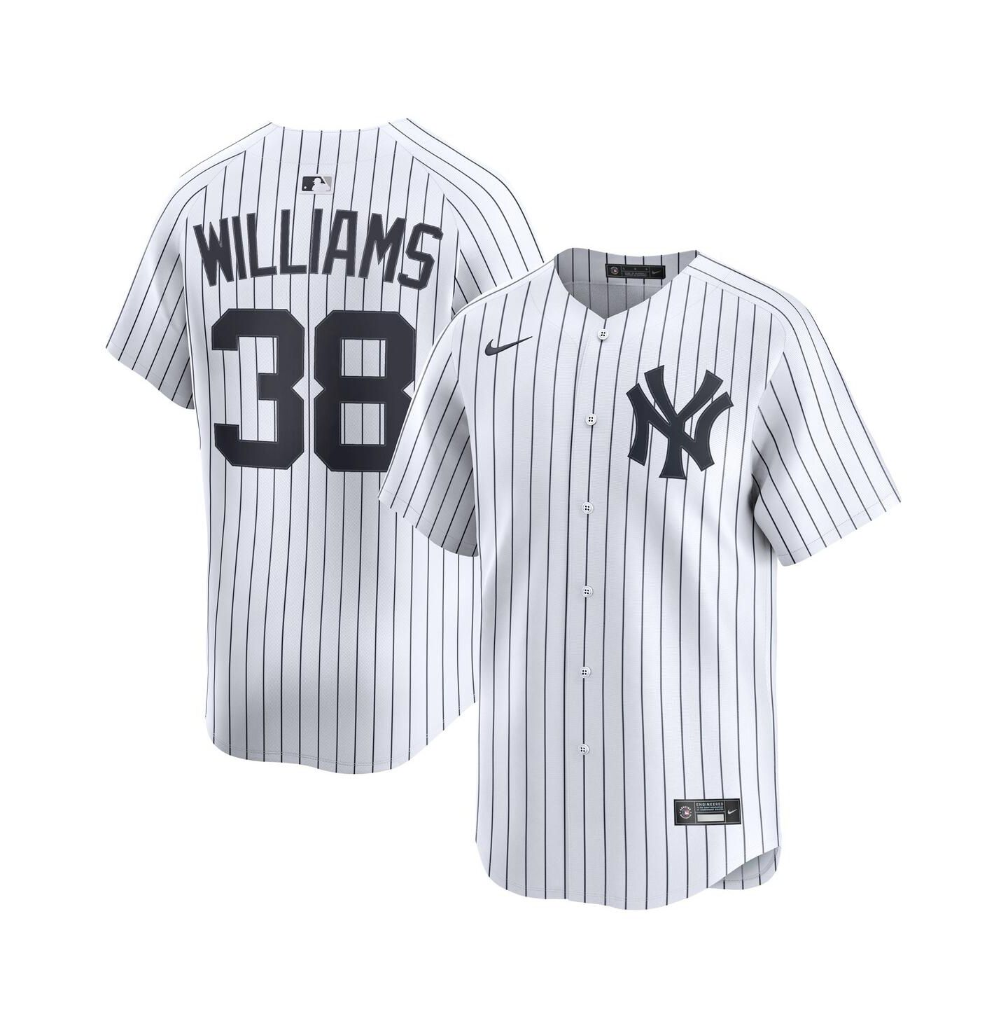 Мужской топ Nike Devin Williams White New York Yankees Home Limited Player Jersey — фото 1