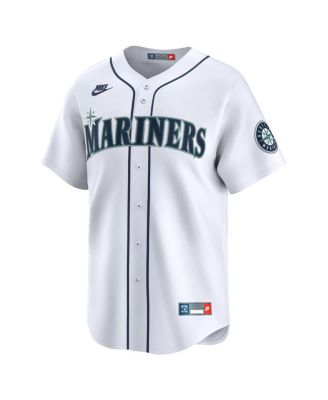 Men's Ken Griffey Jr. White Seattle Mariners Throwback Cooperstown Collection Limited Jersey