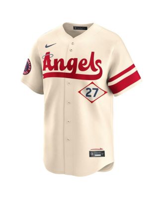 Men's Mike Trout Natural Los Angeles Angels City Connect Limited Jersey