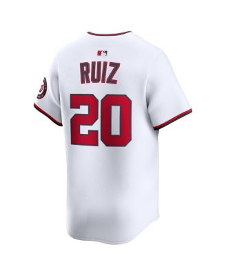 Men's Keibert Ruiz White Washington Nationals Alternate Limited Player Jersey