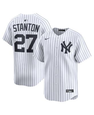 Nike - Men's Giancarlo Stanton White New York Yankees Home Limited Player Jersey