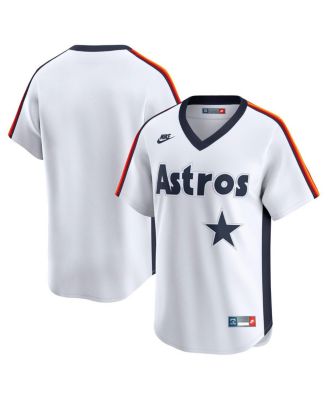 Nike - Men's White Houston Astros Throwback Cooperstown Collection Limited Jersey