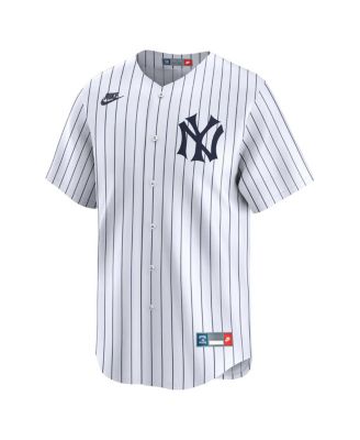 Men's White New York Yankees Throwback Cooperstown Collection Limited Jersey