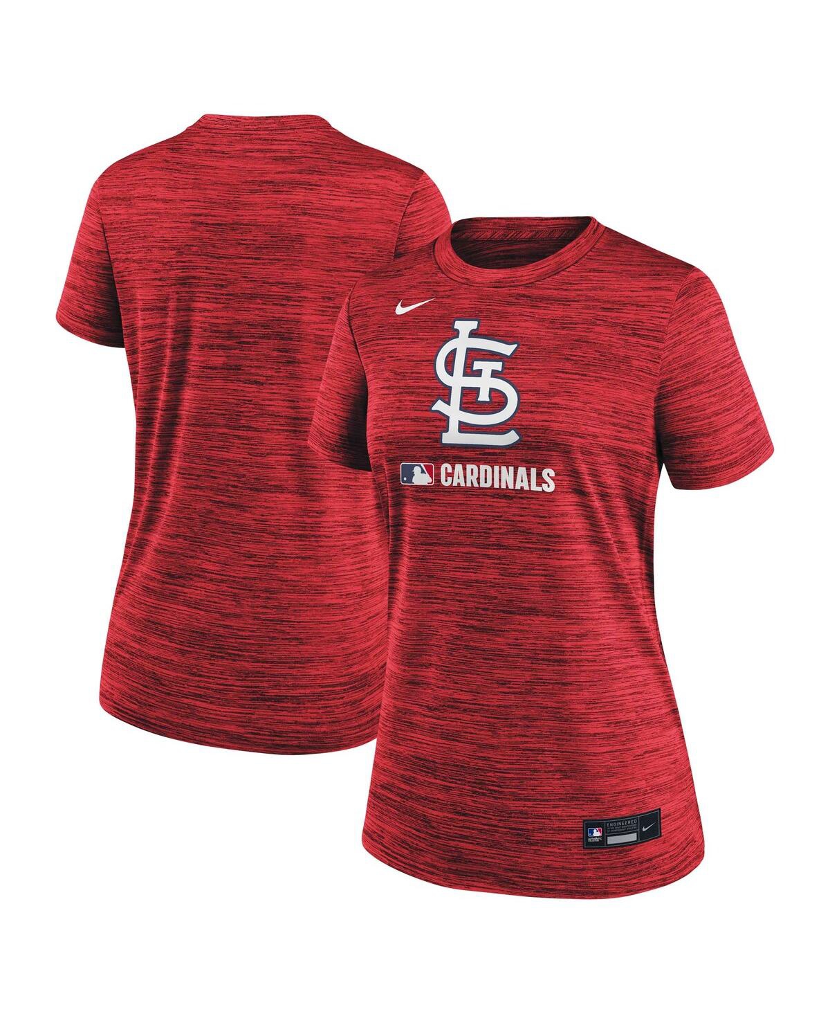 Nike Women's Red St. Louis Cardinals Authentic Collection Velocity Performance T-shirt In Red