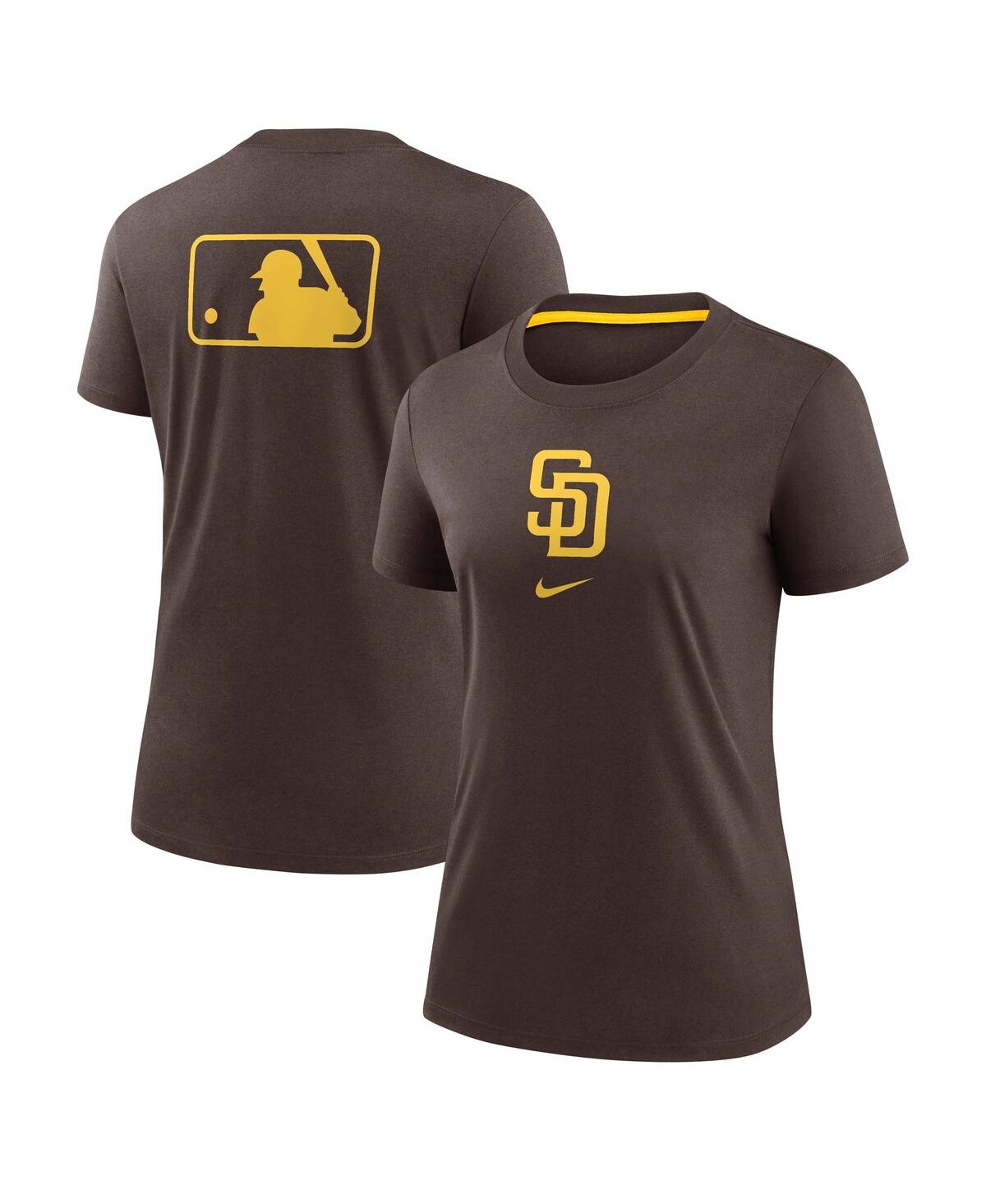 Nike Women's Brown San Diego Padres Authentic Collection Early Work Tri-blend T-shirt In Brown