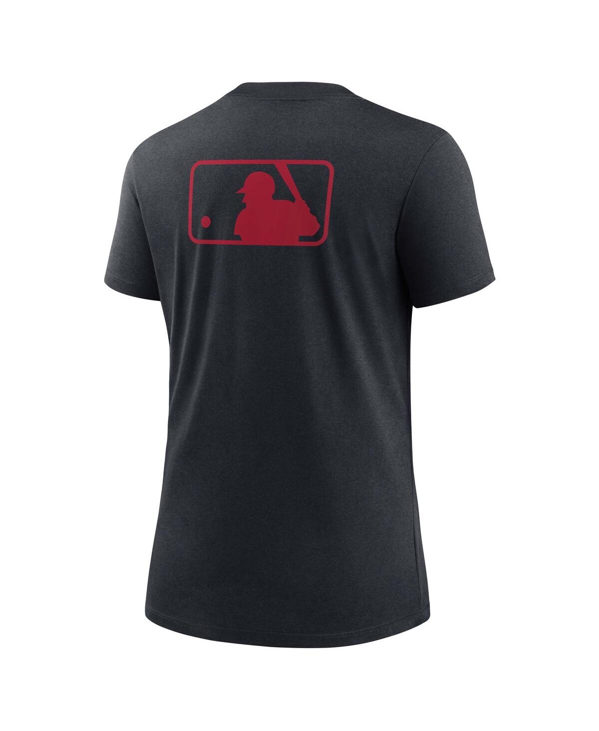Nike Women's Navy Cleveland Guardians Authentic Collection Early Work Tri-blend T-shirt In Navy