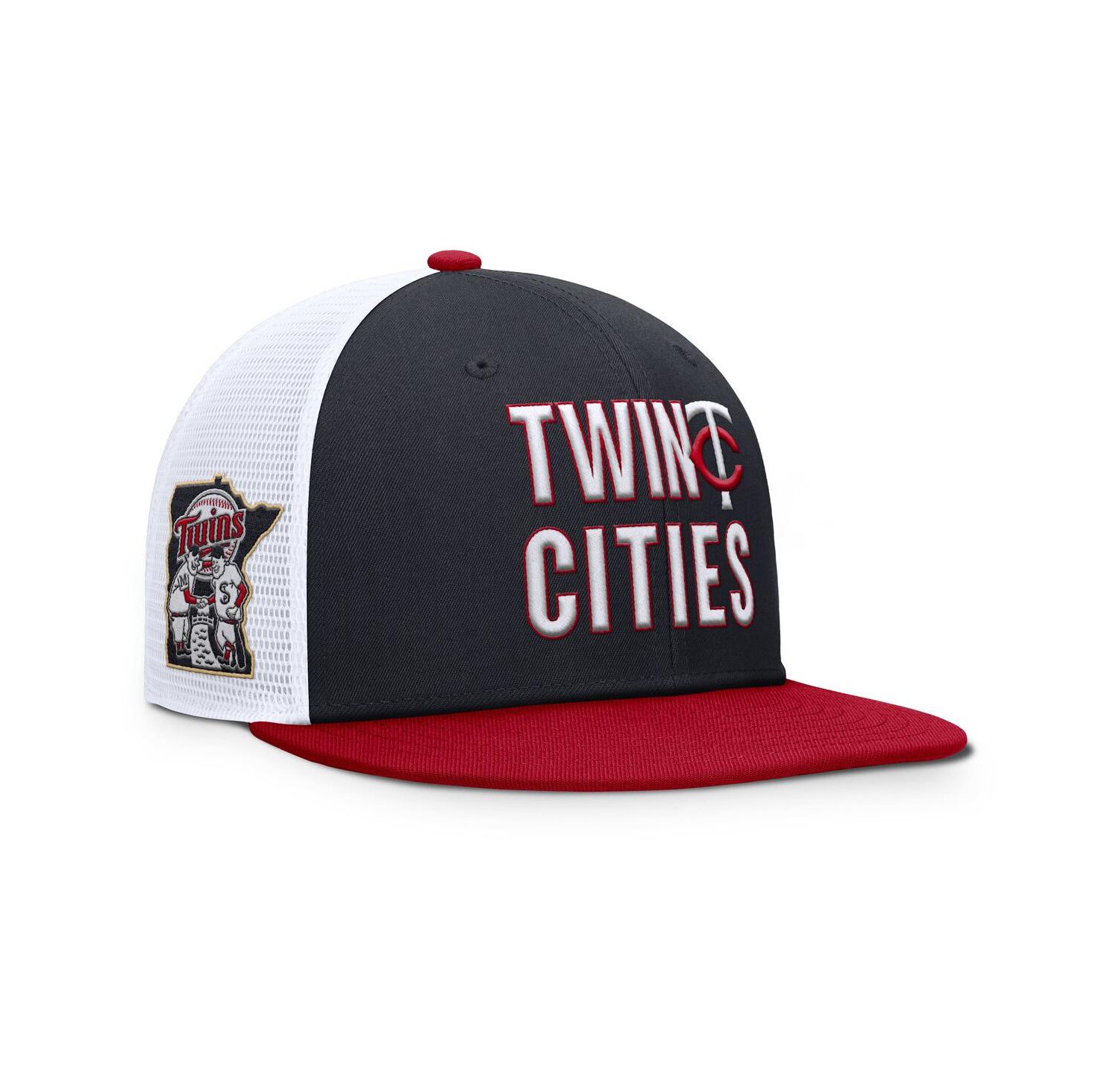 Men's Navy Minnesota Twins Pro Trucker Snapback Hat