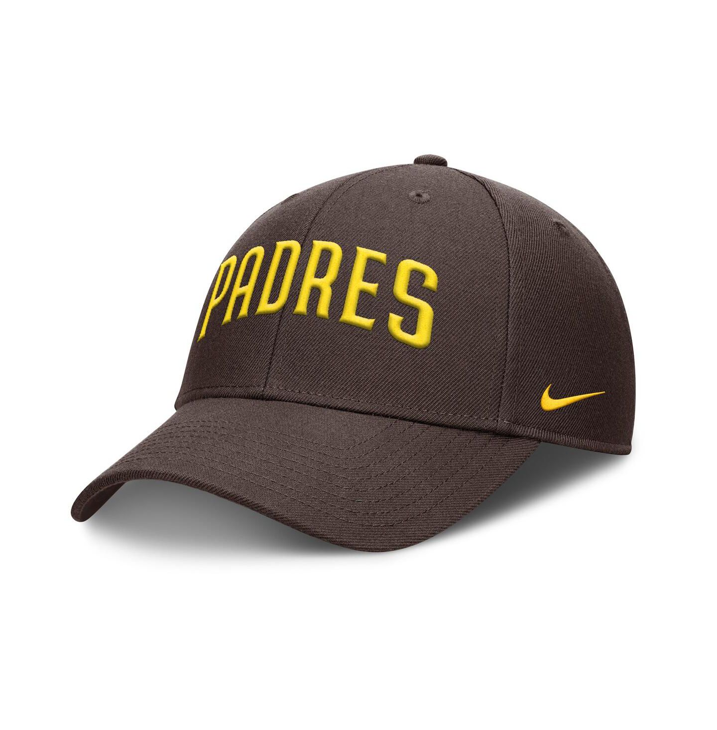 Мужская кепка Nike Brown San Diego Padres Rise Gaberdine Adjustable Hat — фото 3