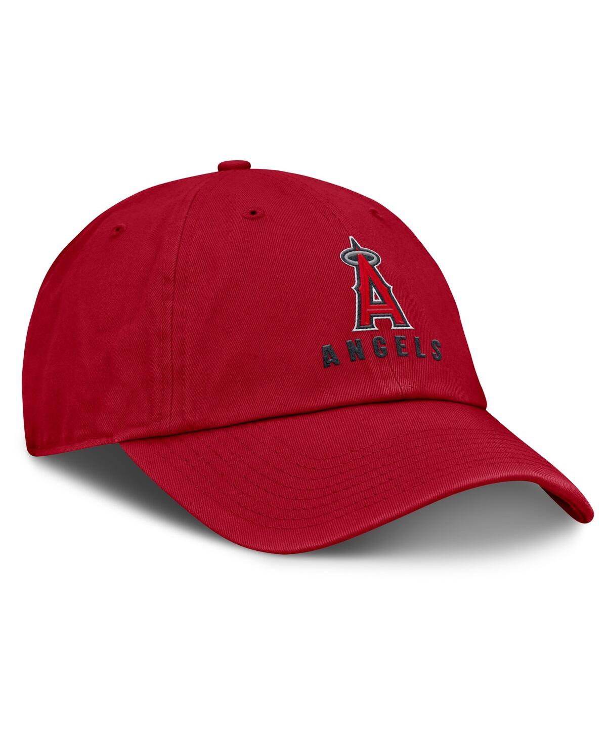 Nike Women's Red Los Angeles Angels Club Adjustable Hat In Red