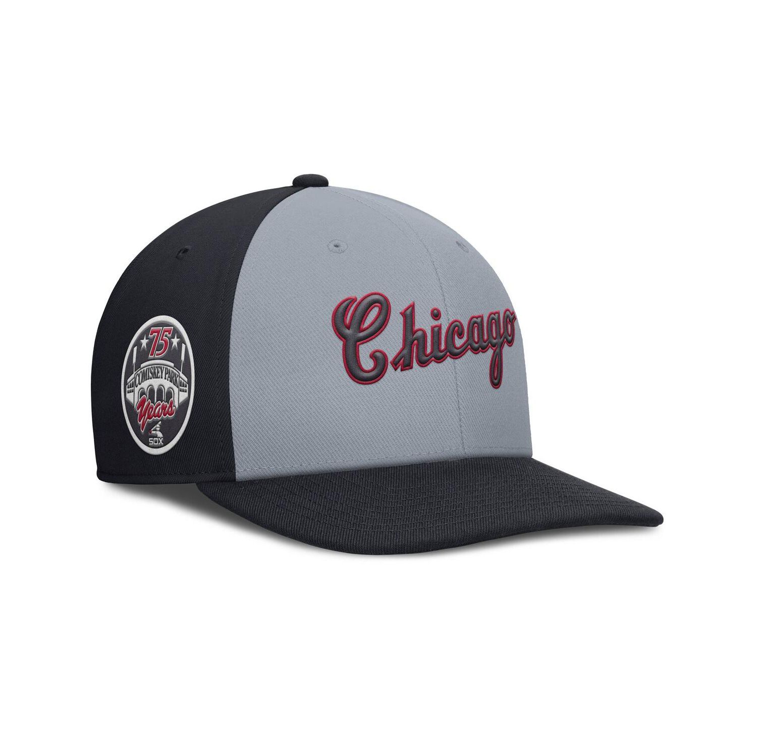 Men's Gray/Navy Chicago White Sox Pro Performance Snapback Hat