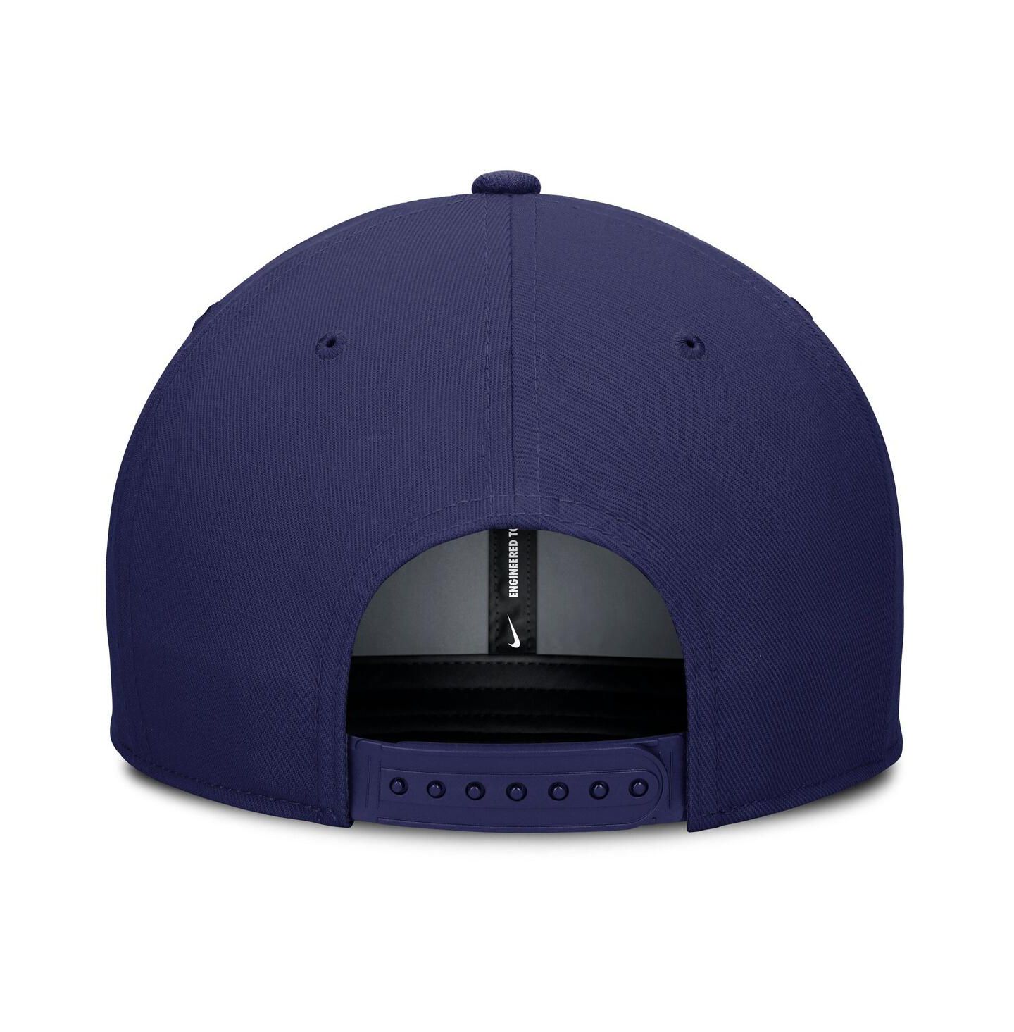 Мужская кепка Nike Navy Atlanta Braves Pro Performance Snapback Hat — фото 4