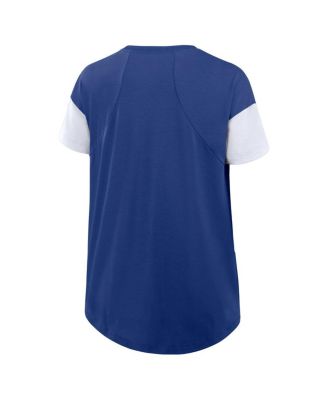 Women's Royal Los Angeles Dodgers Flowy T-Shirt