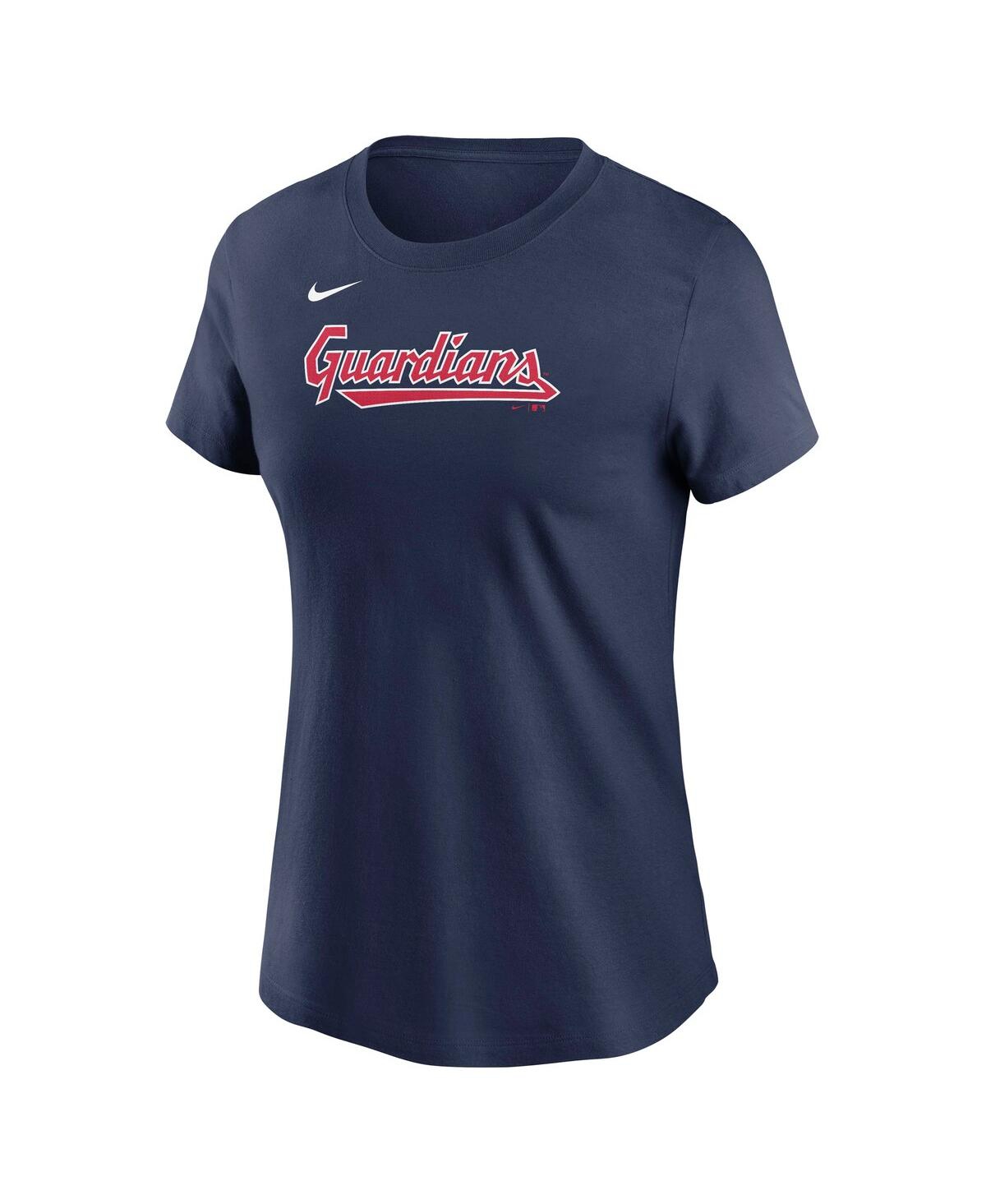 Nike Women's Jose Ramirez Navy Cleveland Guardians Fuse Name Number T-shirt In Navy