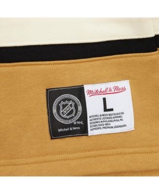 Men's Black Vegas Golden Knights Heritage Lace-Up Pullover Sweatshirt