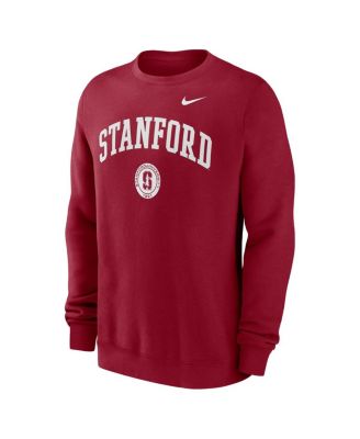 Men's Cardinal Stanford Cardinal Arched Seal Pullover Sweatshirt