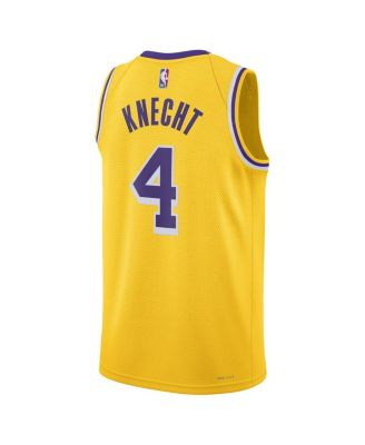 Men's and Women's Dalton Knecht Gold Los Angeles Lakers Swingman Jersey