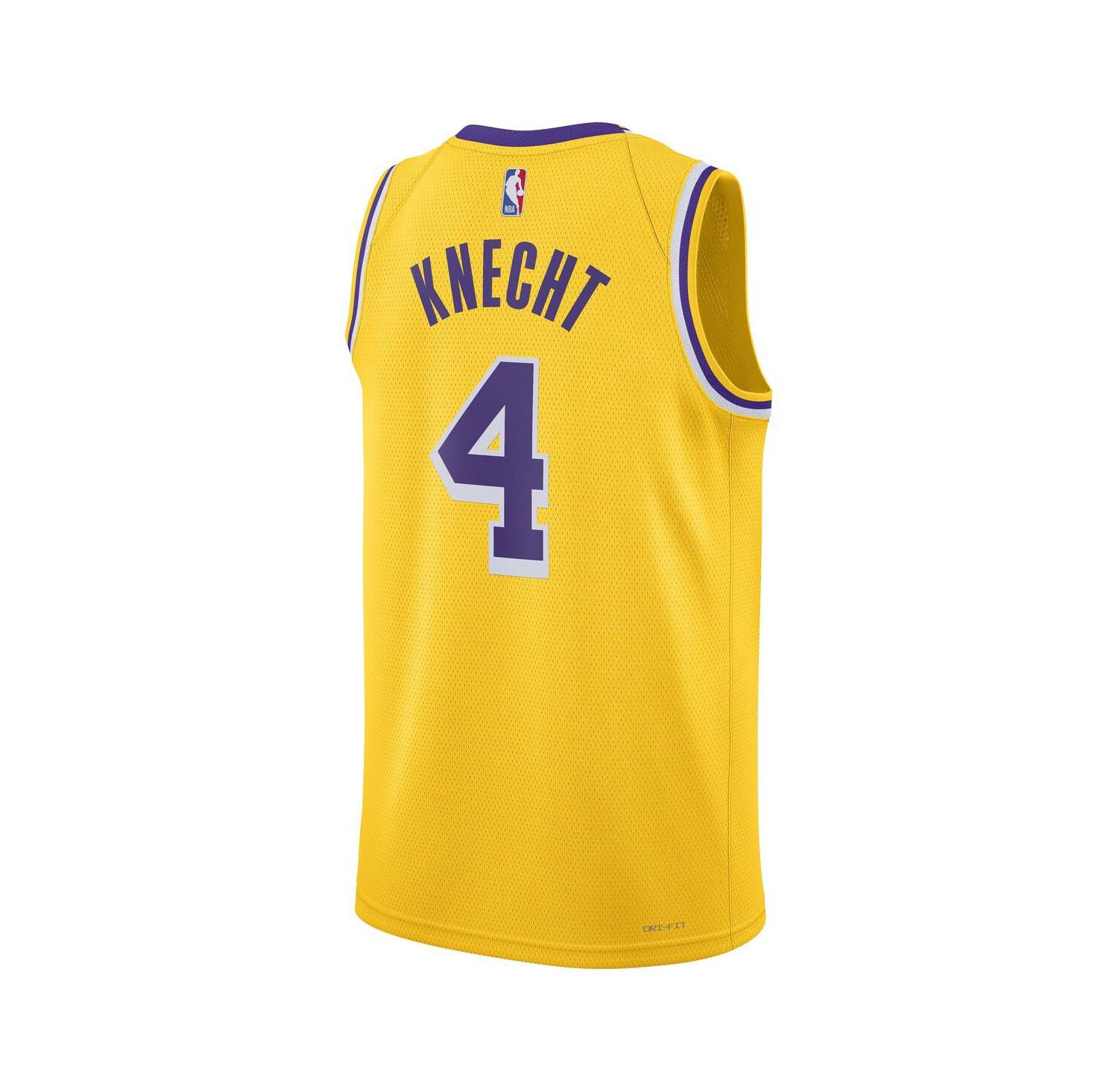 Men's and Women's Dalton Knecht Gold Los Angeles Lakers Swingman Jersey
