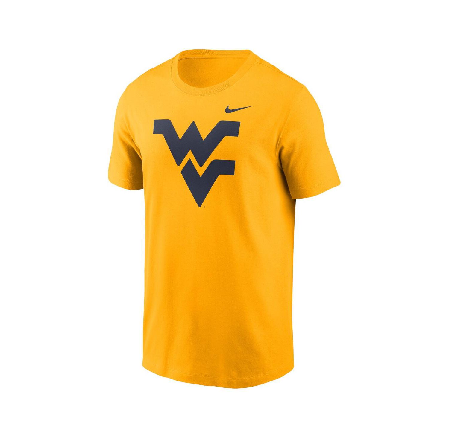 Men's Gold West Virginia Mountaineers Primetime Evergreen Logo T-Shirt