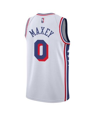 Big Boys and Girls Tyrese Maxey White Philadelphia 76ers Association Swingman Jersey
