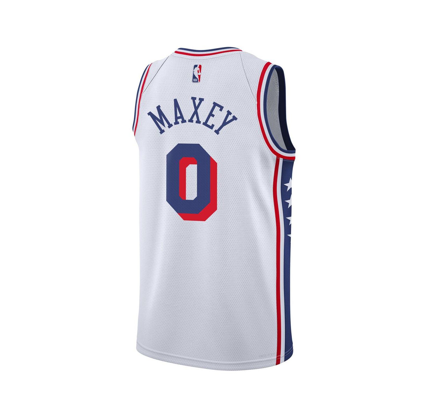 Big Boys and Girls Tyrese Maxey White Philadelphia 76ers Association Swingman Jersey