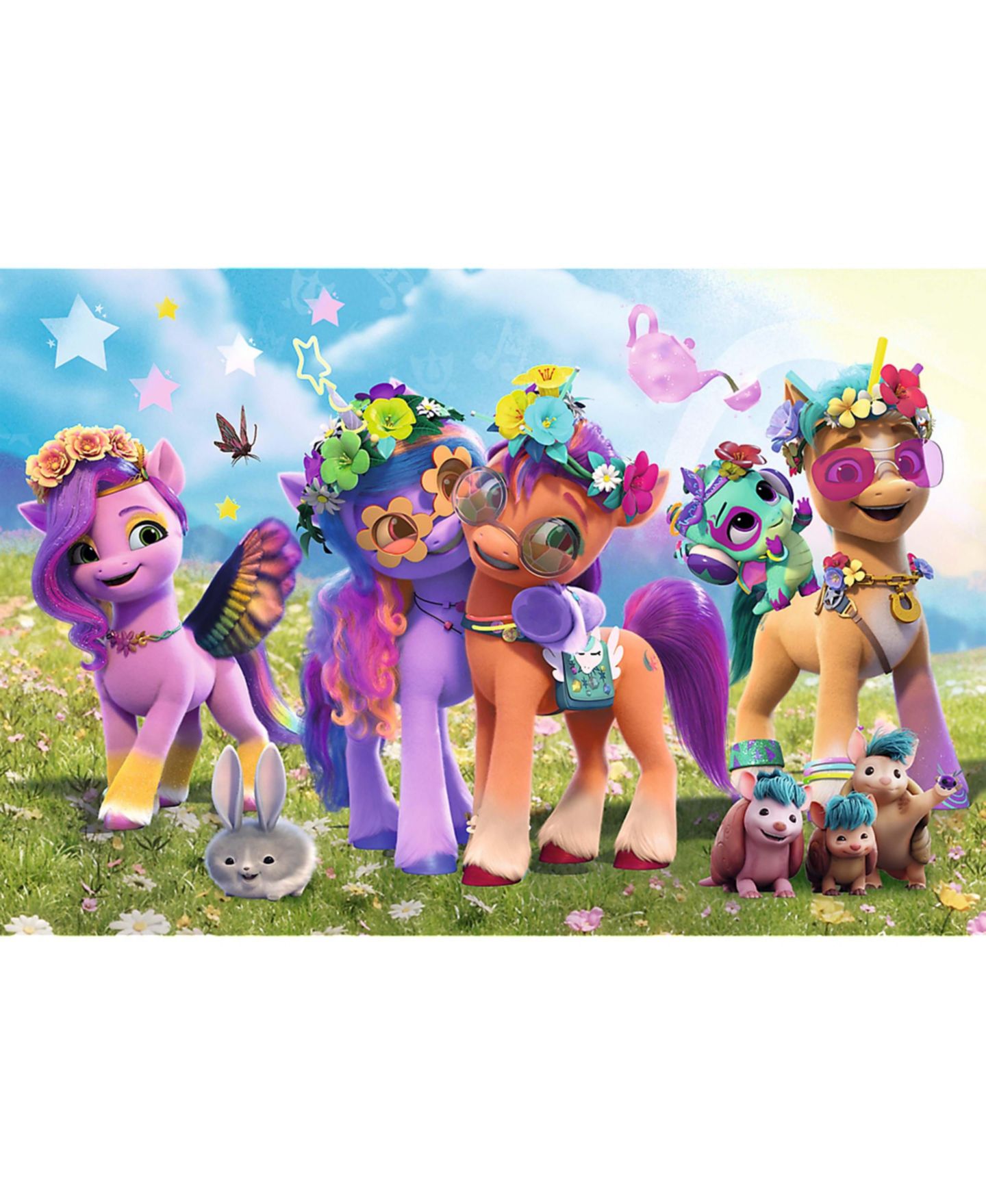 Детский пазл Trefl My Little Pony Funny Ponies Glitter 100-Piece Puzzle, Ages 5+, цвет: Разноцветный — фото 1