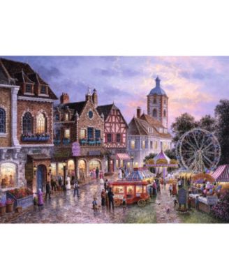 Red 3000 Piece Puzzle -  Funfair / Art Licencing