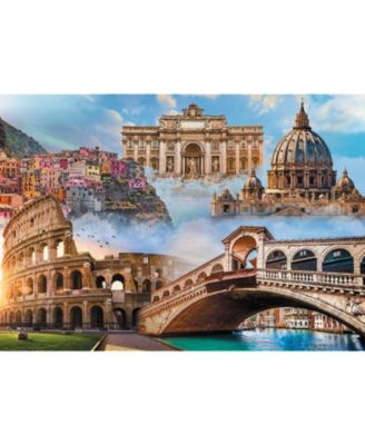 Red 1000 Piece Puzzle - Favorite Places Italy