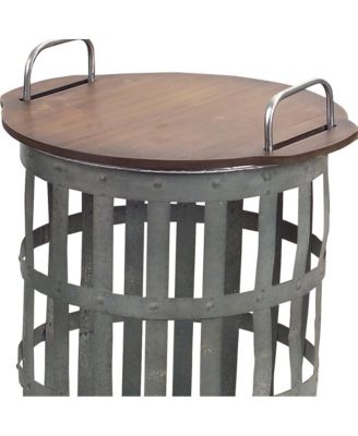 Round Accent Table – Minimalist and Durable Construction