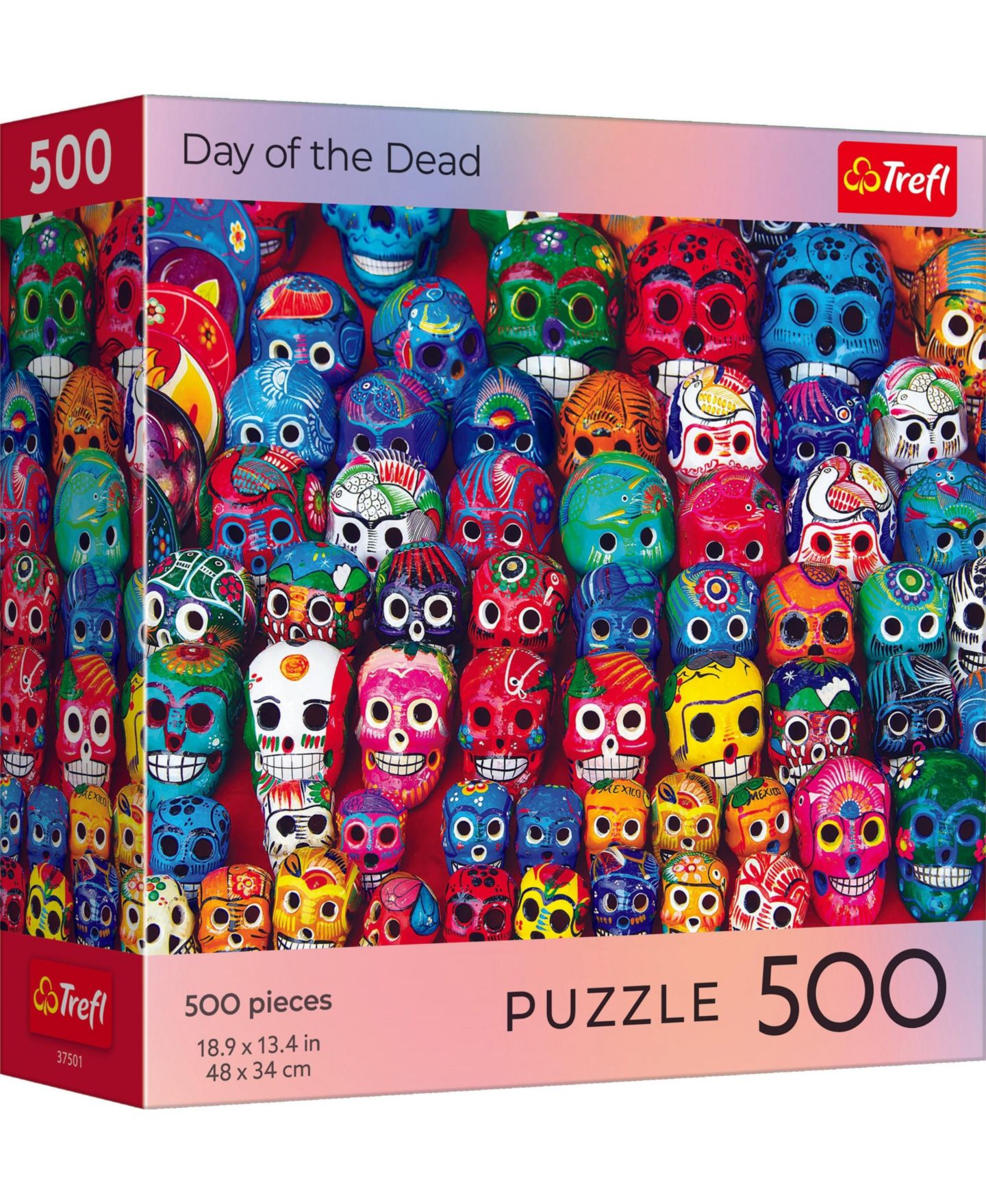 Детский пазл Trefl Day of the Dead 500-Piece Puzzle, Ages 10+, цвет: Разноцветный — фото 1