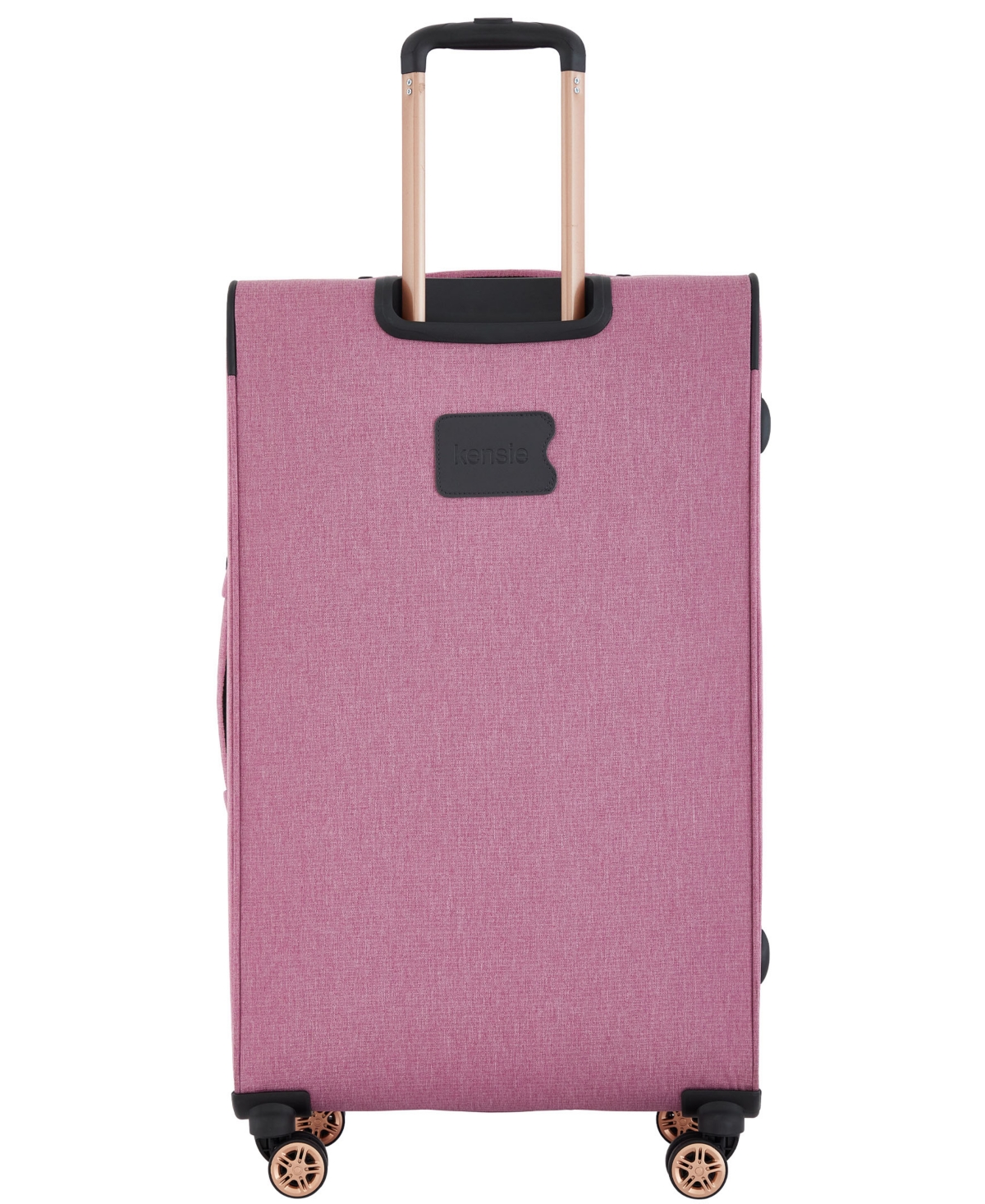 Kensie Hudson Expandable Rolling Softside Luggage Set, 3 Piece In Mellow Mauve