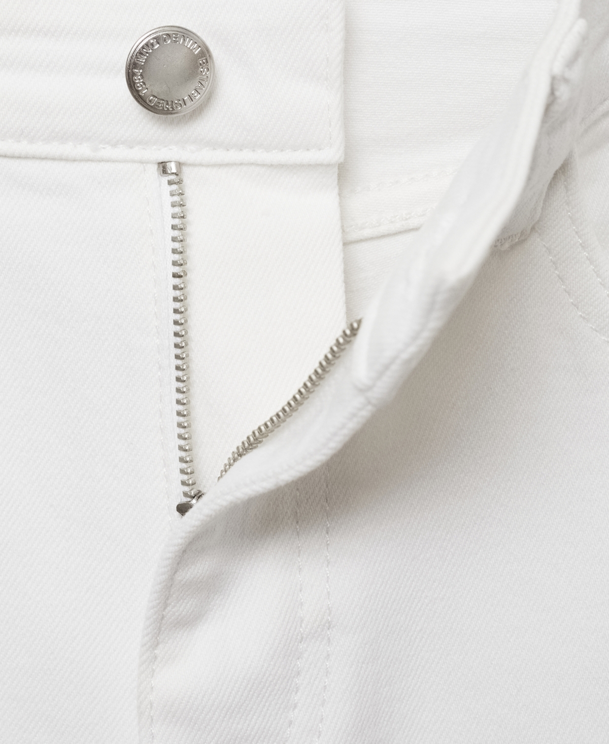 Shop Mango Women's Mid-rise Skinny Jeans In White