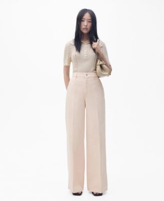 MANGO - Women's High-Rise Wide Leg Jeans