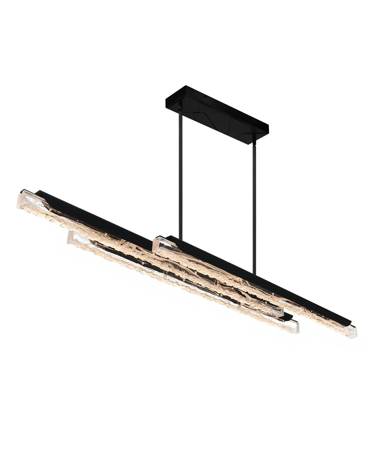 Shop Cwi Lighting 4.5" Metal Valira Integrated Led Chandelier In Black
