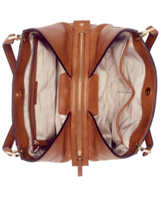 Garnet Triple Small Compartment Tote Bag