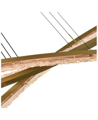 21" Metal Saber Integrated LED Chandelier