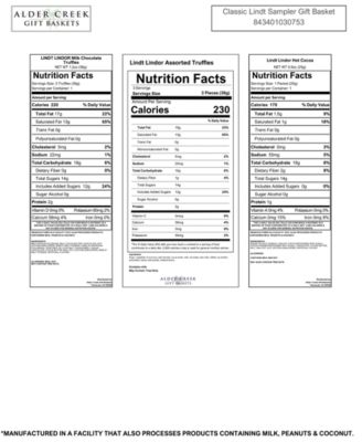 Classic Lindt Sampler, 5 Piece