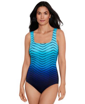 ShapeSolver Sport by Mimi Flamingo - Women's Prism Change Scoopneck Swimsuit