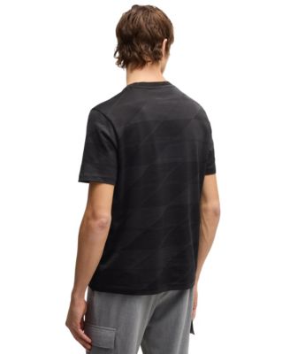 Men's Two-Tone Jacquard T-Shirt