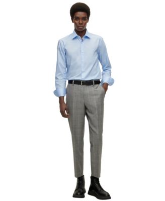 Men's Easy-Iron Slim-Fit Dress Shirt