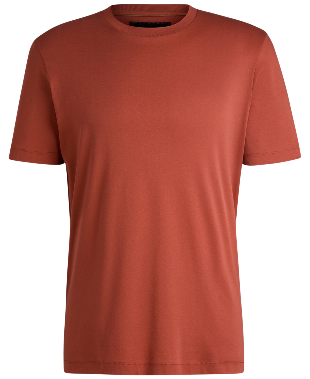 Hugo Boss Boss By  Men's Regular-fit Mercerized-cotton T-shirt In Orange