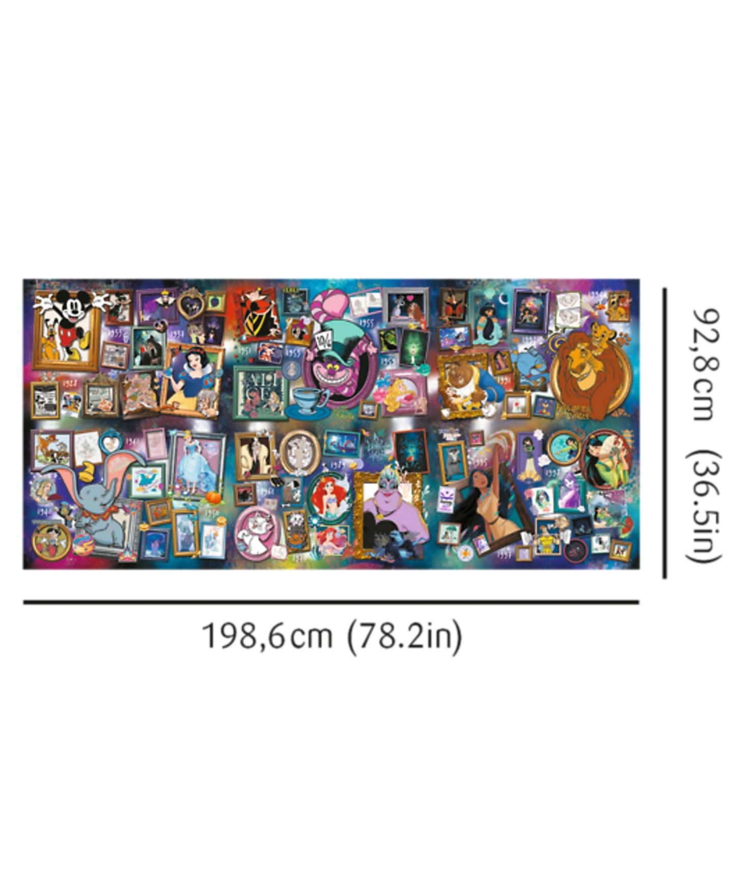 Детский пазл Trefl Prime Disney 9000-Piece Puzzle, Ages 12+, цвет: Разноцветный — фото 4
