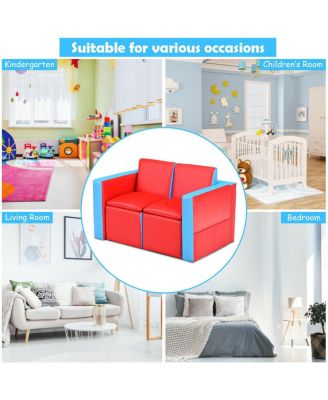 Multi-functional Kids Sofa Table Chair Set