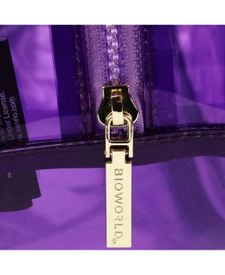 Character Head Adult Clear Purple PVC 12" Mini Backpack